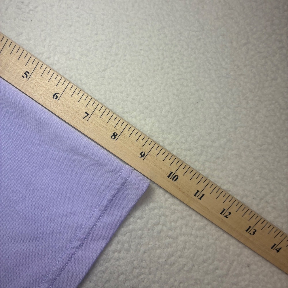 Collars Co Dress Collar Polo Shirt Men L Purple Short Sleeve Golf Preppy Stretch - Picture 7 of 8
